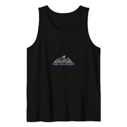 Vail Colorado Rocky Mountain Tank Tops
