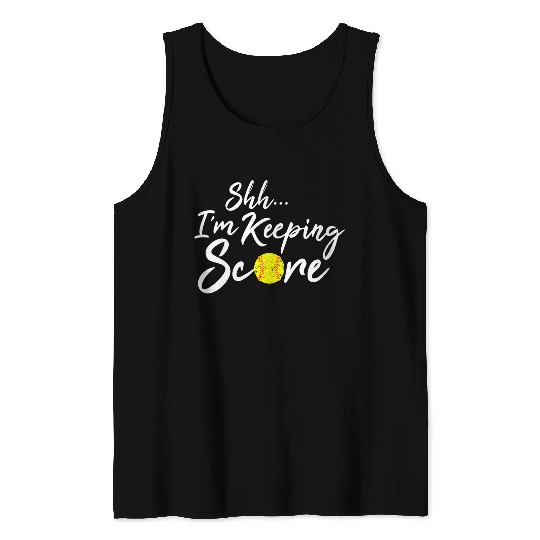 Scorekeeper Softball Team Scorebook Keeper Gift Te Tank Top