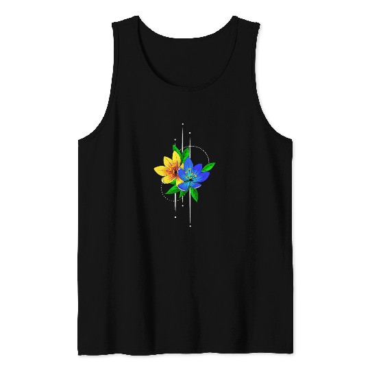 Lily flowers planting garden Tank Tops