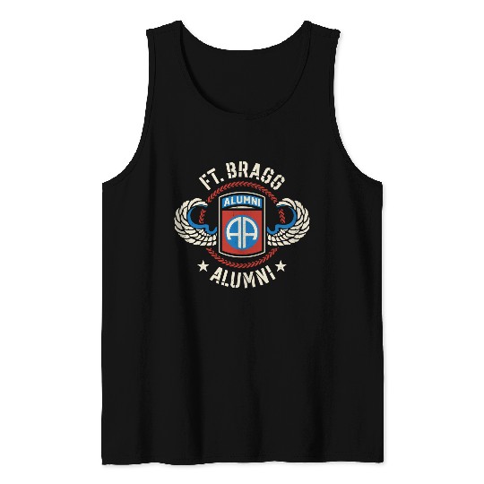 Ft Bragg Alumni Us Army 82Nd Airborne Division Par Tank Tops
