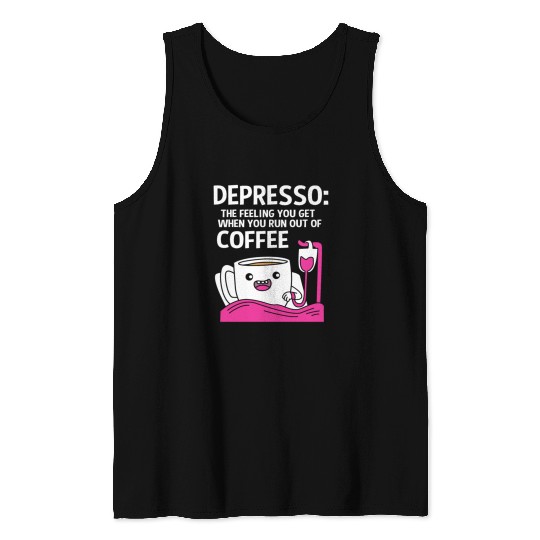 Mental Health Depresso Coffee Depression Tank Top