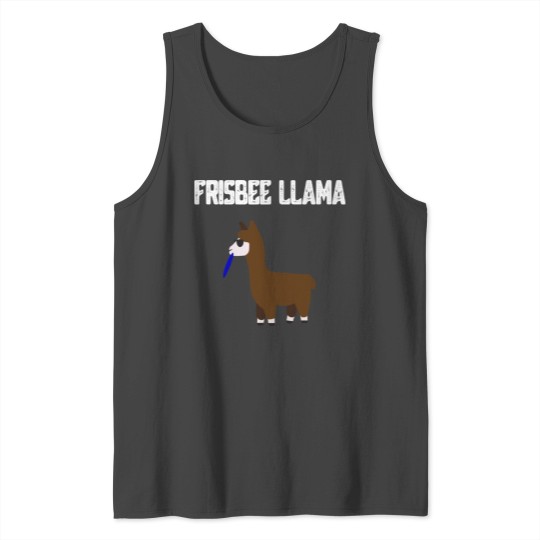 Frisbee Llama Tank Top