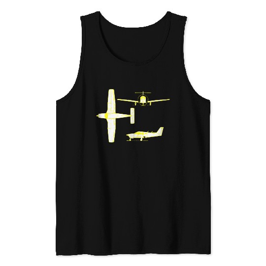 Piper PA 32 260 6 Cherokee Six Tank Tops
