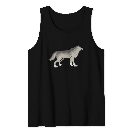Wild Alpha Lone Wolf Tank Top