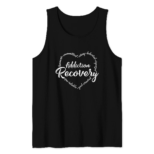Addiction recovery, sobriety, sober Tank Tops