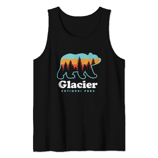 Glacier National Park Tank Tops