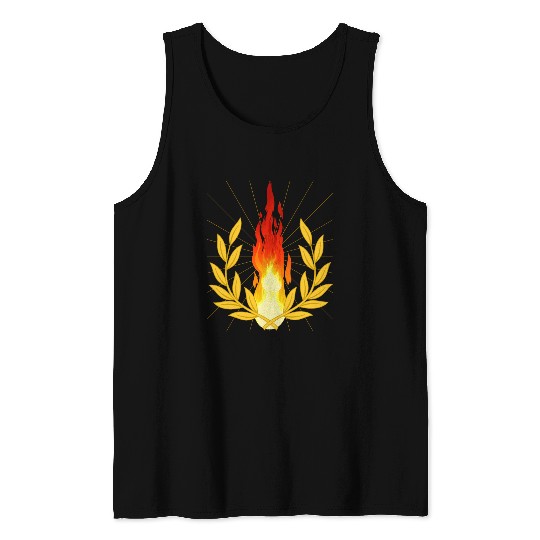 Fire Holy Magic Holy spirit Voodoo Hot Fireball Tank Top