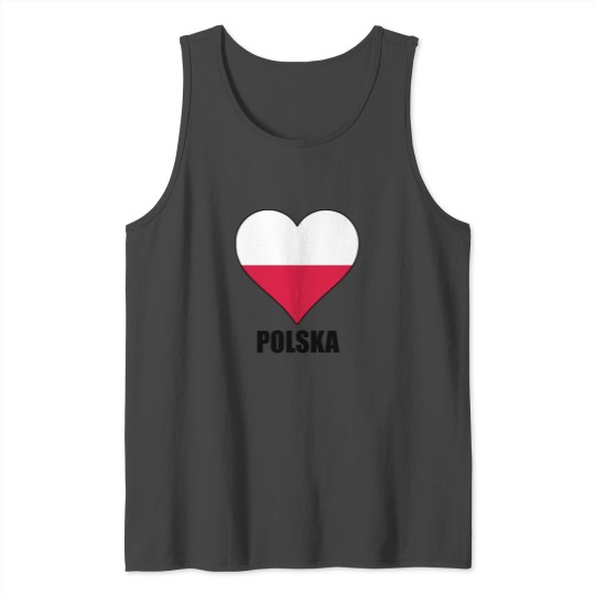 POLSKA - HEART - LOVE Tank Top