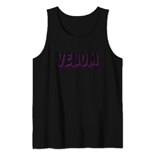 Venom | Neon Hot Pink Shadow Tank Tops
