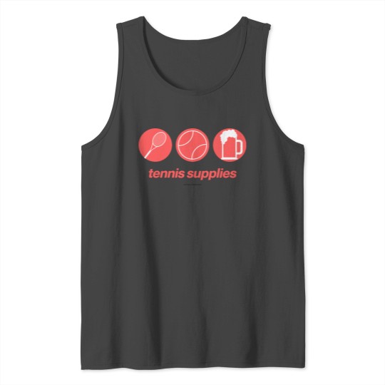 Copy of tennis supplies red Tank Top