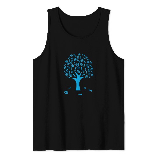 Binary Tree Computer Science Lovers Coding Tank Top