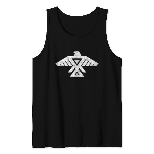 Native American Owl Symbol Tank Tops