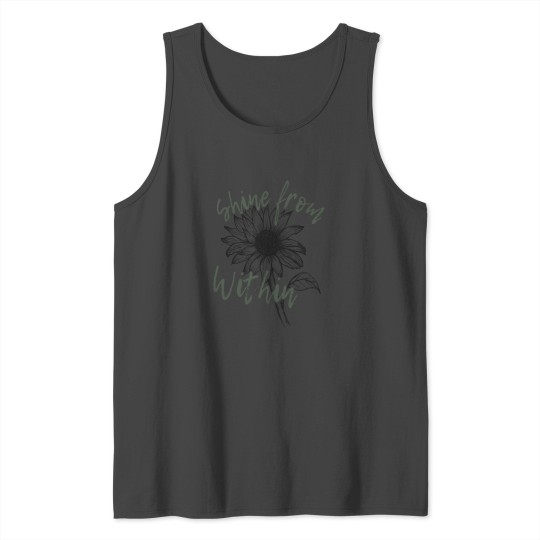 Spring Flowers For Mother's Day - Sunflowers Tank Top