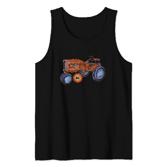 Allis Chalmers Tractor USA Tank Tops