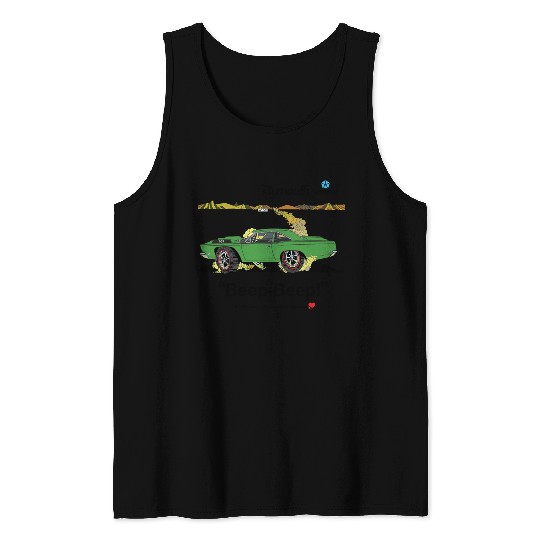 1968 Plymouth Road Runner Salt Flat Green Tank Tops