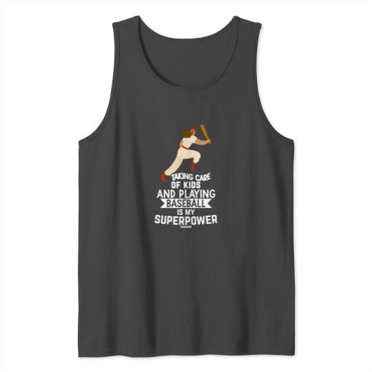Baseball is my superpower mother Tank Top