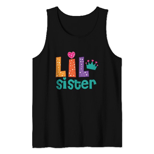 Polka Dots Cute Lil Sister Tank Top