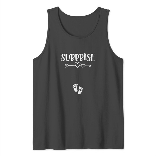 Surprise Baby In Belly Pregnancy Tank Top