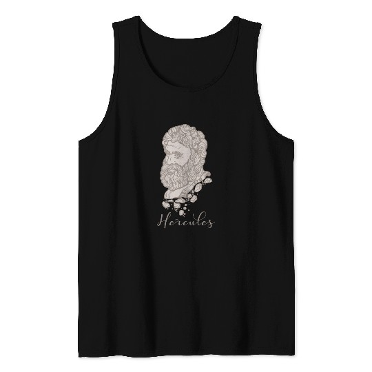 Hercules silhouette Greek mythology Zeus Tank Top