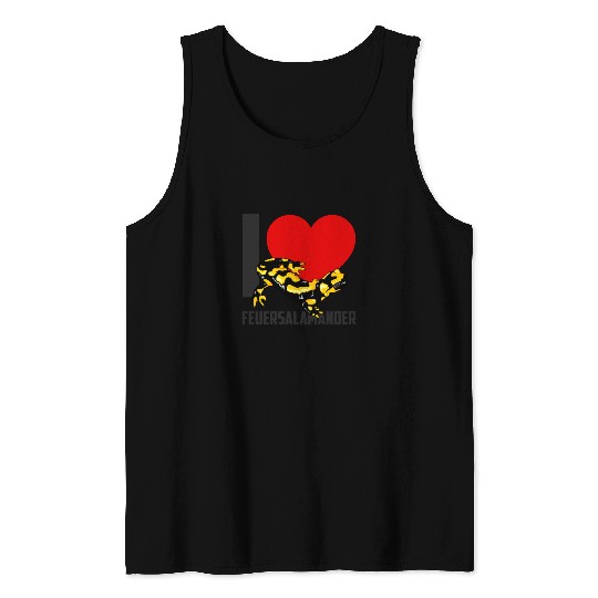 I Love Lurch Fire Salamander Real Salamander Tank Top