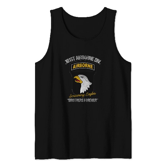 101st Airborne Division US Army Veteran Tank Tops