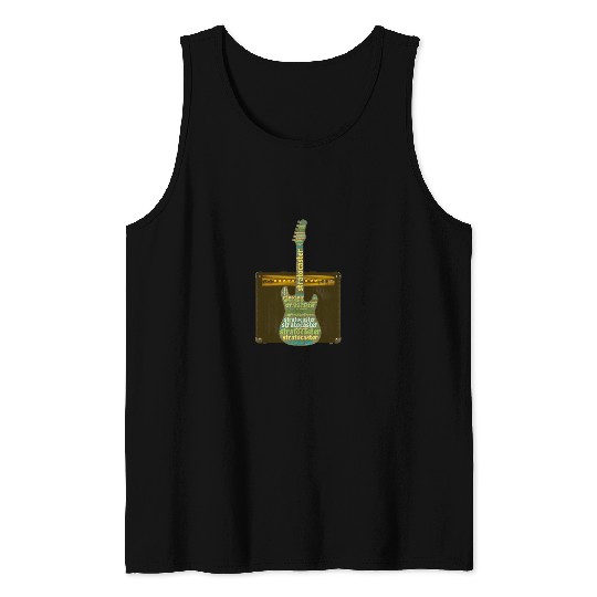 Rockstar Concert Guitar Player Tank Top