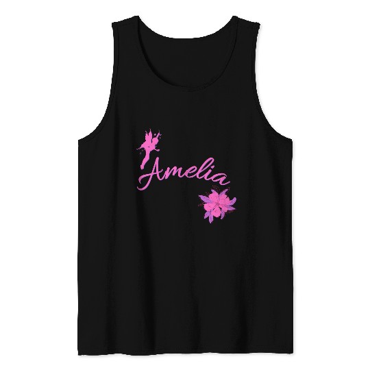 AMELIA - babyname - design with meaning symbolism Tank Top