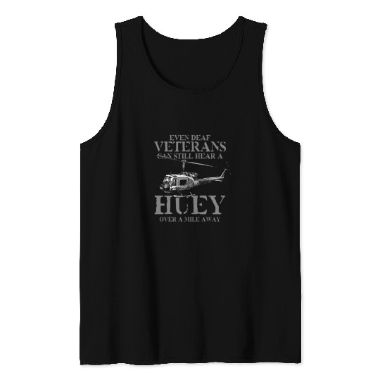 Huey Aircraft Army US Airborne Fighter Pilot Tank Tops