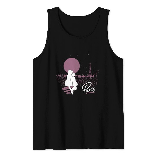Disney The Aristocats Duchess & Thomas In Paris Tank Top