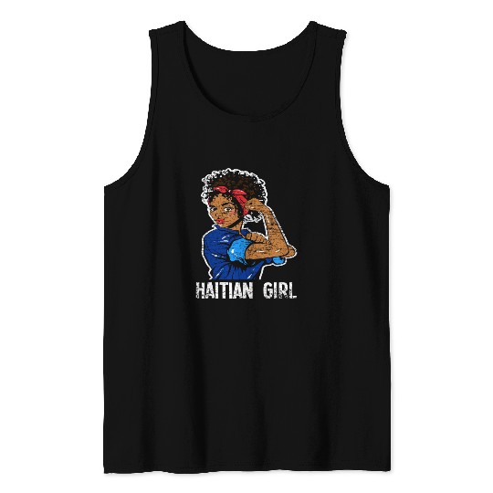 Haiti Girl Caribbean Tank Tops