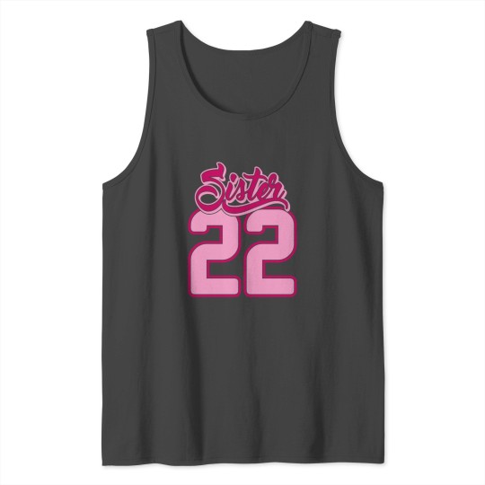 Sister 2022 - Sis to be Baby Pregnancy Family Kids Tank Top