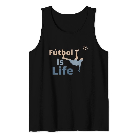 Football is life Tank Tops