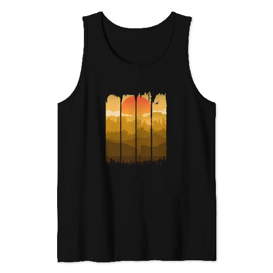 A Wilderness Somewhere, Trees and Nature Tank Tops