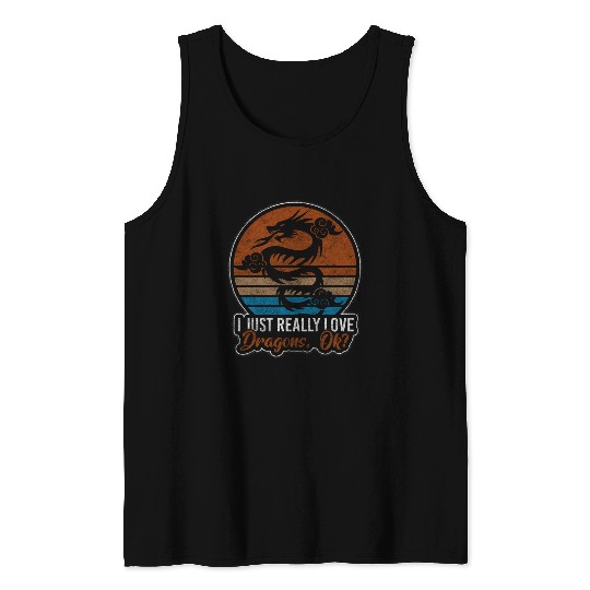 Dragon Ice Chinese Dragon Tank Tops