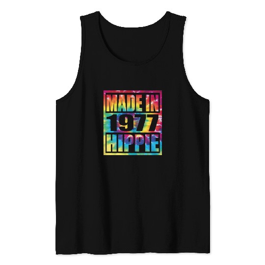 Hippie Birthday 1977 Tank Tops