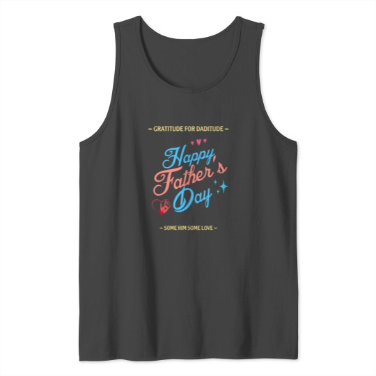 Happy father's day vintage Tank Top