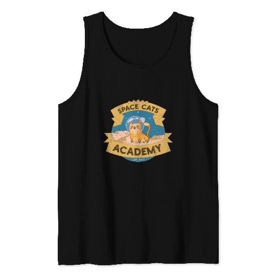 Space Cats Academy Tank Top