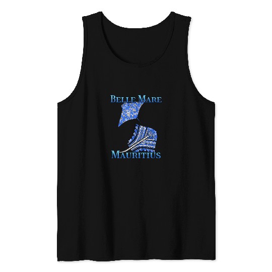 Belle Mare Vacation Tribal Stingrays Tank Tops