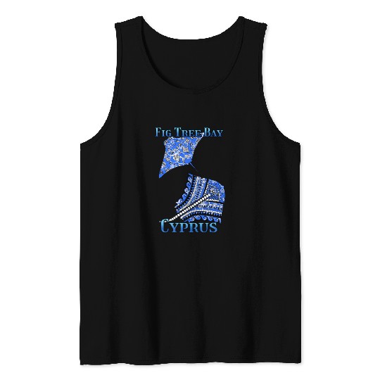 Fig Tree Bay Vacation Tribal Stingrays Tank Tops