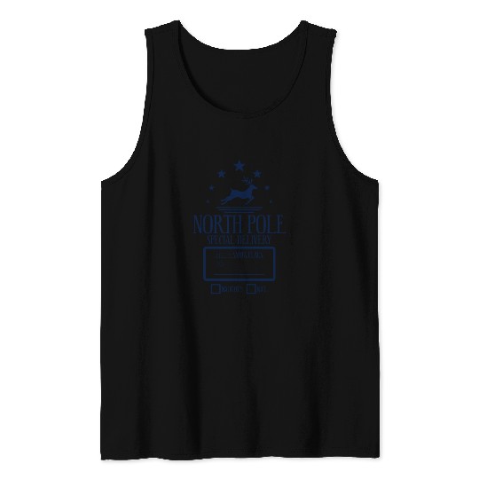 North pole special delivery - Christmas gift bag Tank Top