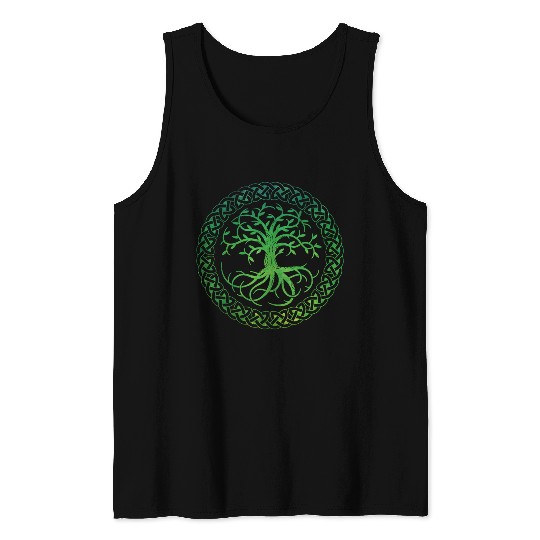 Celtic Tree of Life Tank Tops