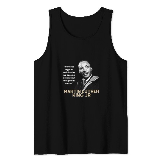 MARTIN LUTHER KING JR QUOTE Tank Tops