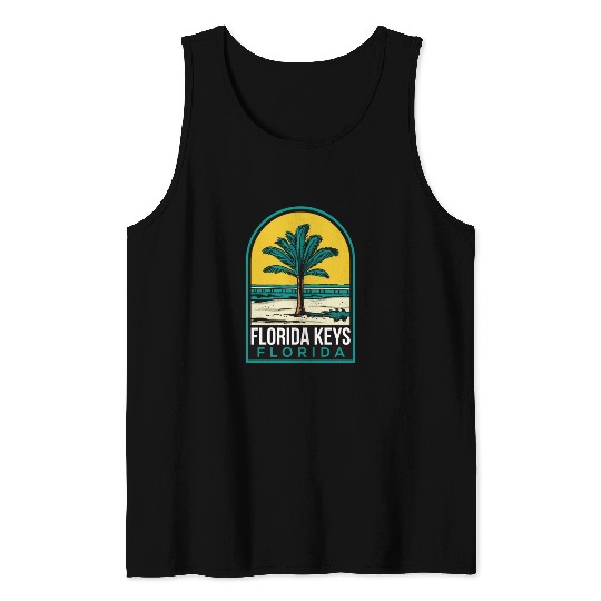 Florida Keys Vintage Beach Tank Tops