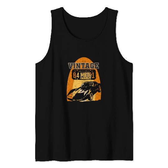 Vintage car Tank Tops