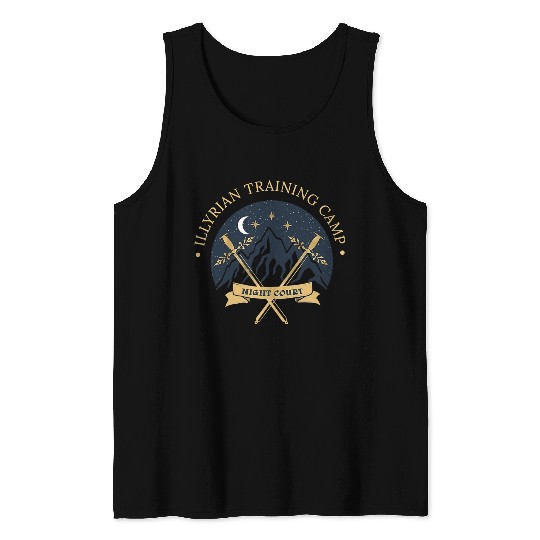 ACOTAR Illyrian Training Camp Camping Lover Tank Tops