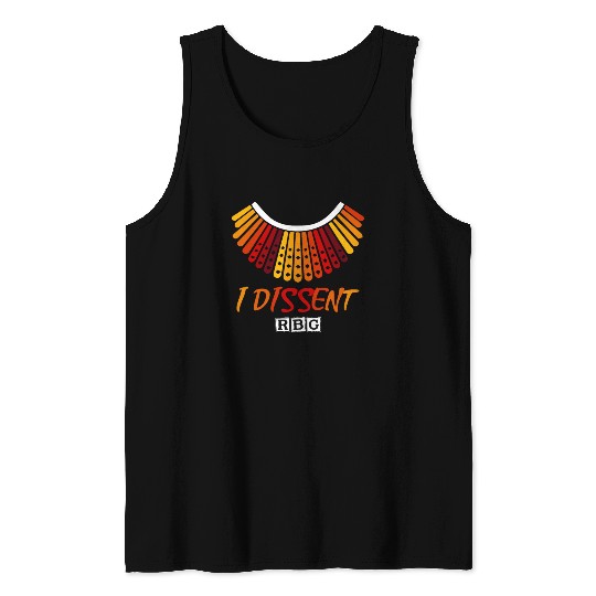 I dissent RBG Tank Tops