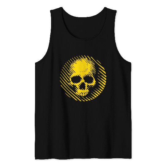 Skull Stripes Tank Tops