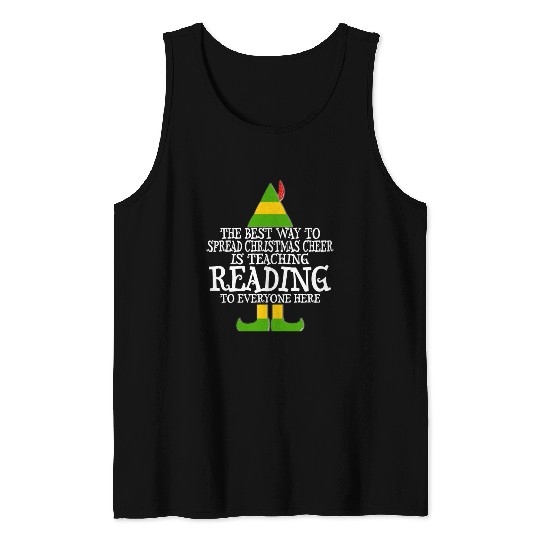 Spread Christmas Cheer Teaching Reading Teacher El Tank Tops