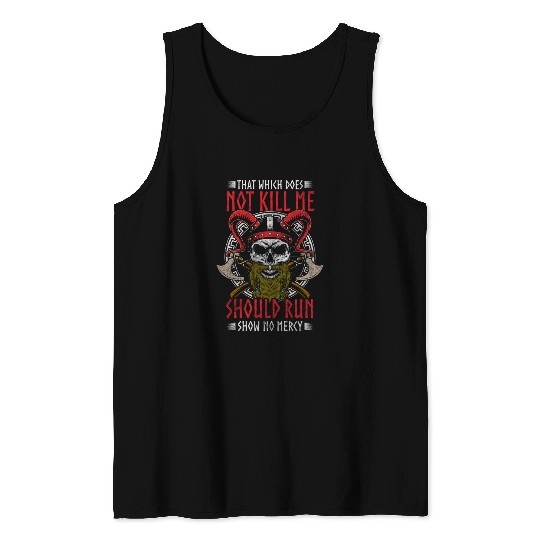 Vikings Warrior Valhalla Heather Tank Tops