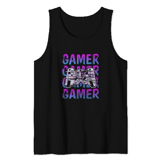 Gaming Nerd Computer Tank Tops